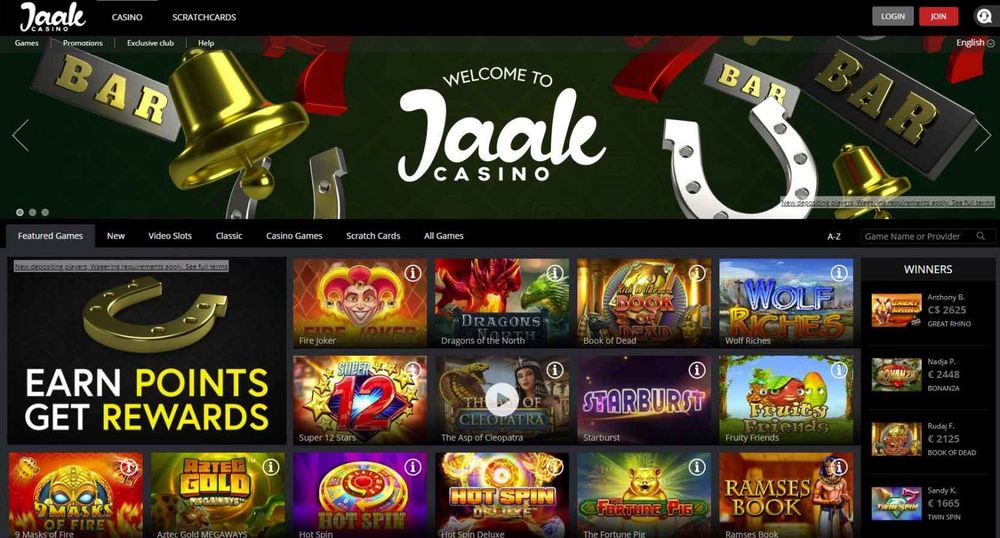 jaak casino free spins
